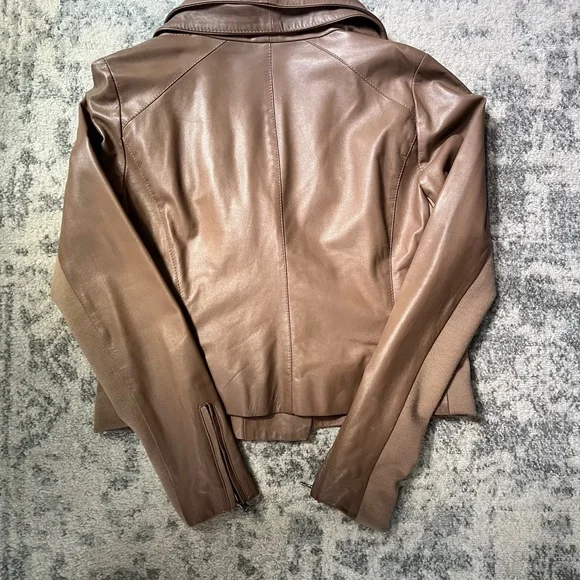 Dolan Leather Moto Jacket from Anthropologie - Size M